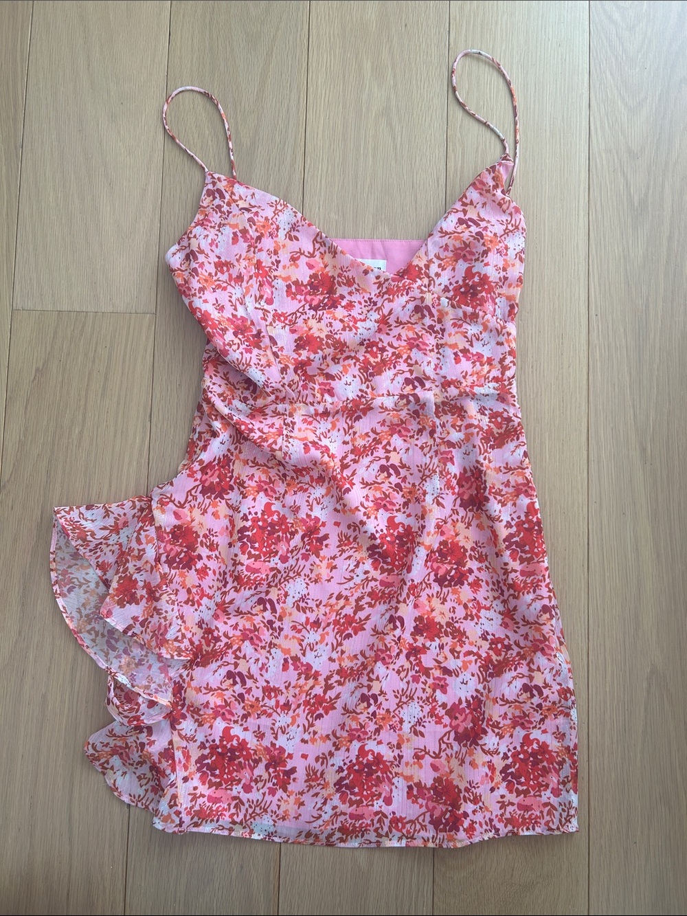 Superdown pink mini dress